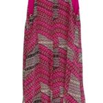 Sequin Hearts Summer Dress Pink Black Mixed Print Sleeveless Casual Dress Small Photo 2