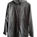Burton  Dryride Softshell Jacket Charcoal Grey Zip Rain Coat Cinched Waist Medium Photo 0