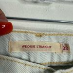 Levi's Levi’s Premium Women’s Wedgie‎ Straight Light Wash Button Fly Size 33 x 28 Photo 7