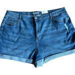 Sonoma NWT! Distressed Medium Wash Mom Short Size 22W Photo 0