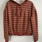 Urban Outfitters  Rust Striped‎ Hoodie Size Medium Photo 0