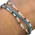 Simply Noelle  Stacking Stretch Beaded Bracelets Set of Three New with Tags Photo 3