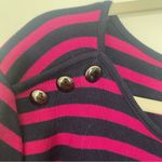 Talbots  100% Cotton Jersey Stripe Midi Shift Dress 2X Photo 4