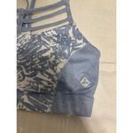 prAna  Sports Bra Women Cage Reistling Yoga Blue Small Photo 1