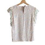 See By Chloe  flutter sleeve floral blouse Photo 5