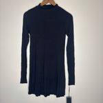 Michael Lauren  Muse Long Sleeve Turtle Neck Mini Dress Photo 3