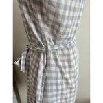 Skies Are Blue  Women’s Plaid 3/4 Sleeve Shirt Dress Medium Photo 2
