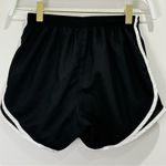 Nike  Womens Dri-FIT Tempo Mid-Rise Brief-Lined Running Shorts XS Black White Photo 5