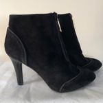 Tommy Hilfiger Black Suede Ankle Heels Booties Photo 4