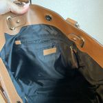 Cole Haan   Leather Tote Bag Tan Brown Classy Minimalist Photo 5