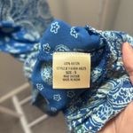 Mi Ami Blue and White Paisley Dress Photo 4