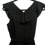 Banana Republic NWT  Ruffled Neck‎ Sleeveless Jumpsuit Black 2 Photo 12