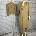 Salvatore Ferragamo VINTAGE Wool & Alpace blend three piece suit in tan medium Photo 7