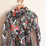 Banjanan Daffodil Folk Lace Print Size XS White Photo 4