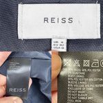 Reiss Hartley Textured Single Breasted Wool Blazer Jacket Navy Size 0 Job Office Photo 14