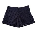 Trina Turk Cotton Eyelet Lace Union Shorts Navy Size 6 Photo 4
