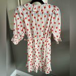 Women’s RIXO by Target Polka Dot Wrap Mini Dress size Small EUC Orange Photo 6
