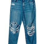 American Eagle Women's Strigid Distressed Jeans, Size 14 Blue Photo 0