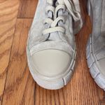 ZARA Sand Suede Leather Faux Fur High Top Trainers shoes EU39 Photo 2