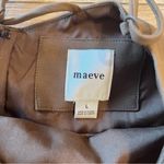 Maeve NWT Anthropologie  Strappy Micro Romper Brown Cotton Blend Size L Photo 6