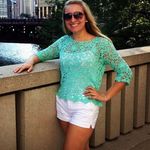 Delia's Mint Green Lace Top Photo 0