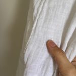 Aerie  White Gauze Short Overalls Size Large Overalls Shorts Photo 6