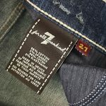 7 For All Mankind  • Dark Blue Straight Leg Denim Jeans Photo 5