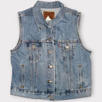 Levi's  Vintage Blue Denim Vest Photo 0