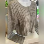 BP  Cable Crewneck Cardigan Photo 2