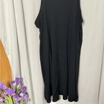 FP Beach Free People  Black Tunic Tank Top Size Medium Photo 2