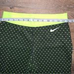Nike Pro Neon Yellow & Black Polka Dot Training Leggings Tights Women's Medium Photo 1