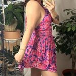 Rococo Sand pink purple halter mini dress Photo 3