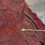 Vintage Creative Clothing Maroon Dark Red Patchwork Skirt Size Medium Photo 8