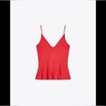 ZARA  PEPLUM TOP WITH POPLIN MATERIAL Photo 3