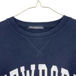 Brandy Melville Newport Navy Blue Crewneck Sweatshirt USA Flag One Size Photo 3