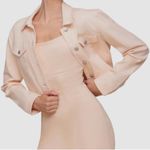 Avec Les Filles  Denim Jacket Peach Ecru 2 Photo 1