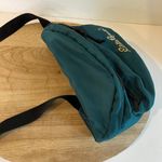 Eddie Bauer Teal Blue Nylon Zipper Two Pocket Fanny Belt Crossbody Bag Unisex Photo 8