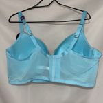 Cacique NWT  WO SIZE 46DD BOOST BALCONETTE BRA LIGHT BLUE FLORAL PRINT WIDE BACK Photo 12