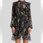 Bailey 44 Viola Floral Ruffled Chiffon Dress, Size 4, NWT, New Photo 1