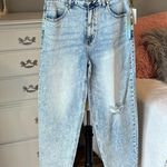 Tinseltown Jeans  High Waist Loose Mom Wendover Wash Denim Womens 11 Waist 30 Photo 1