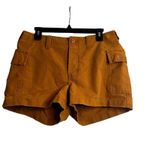 Abercrombie & Fitch  Vintage Y2K cargo shorts brown orange A&F size 10 Photo 2