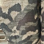 Apt. 9  Longline Cardigan Sweater Jacket Medium Gray Black Camo Print Normcore Photo 8