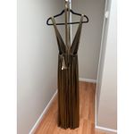 Bronx and Banco NEW NWT Goddess Gown in Gold Metallic size Small Photo 5