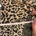 New Look  Animal Print Ruched Mock Neck Midi Dress Size 4 Long Sleeves NWT Photo 8