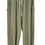John Elliott‎ LA Jogger Sweatpants Cotton Brush Drawstring Green Size 1 Small Photo 3