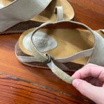 Sergio Tomani Leather Toe Strap Cork Bed Comfort Sandals Photo 5