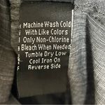 Best In Show Chambray & Teal Long Sleeve‎ Button Front Shirt Women's Size Large Gray Photo 8