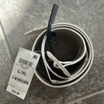 INC NWT  Woven Stretch Belt in White, New with Tag, Retail $44.50 Photo 3