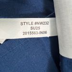 Madewell NWT  Sicily Dress PXL Blue Smocked Midi Dress Sleeveless Summer Casual Photo 10