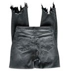 L'Agence L’Agence Womens High Line Vintage Gray Distressed Cropped Raw Hem Slim Leg Jeans Photo 6